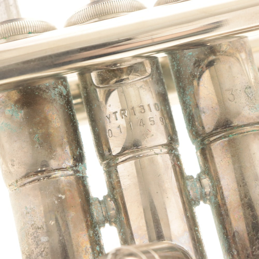 ■ YAMAHA Trumpet YTR1310 #011459 Gold, Made in Japan, Brass Instrument, Sound Not Tested, Includes Hard Case