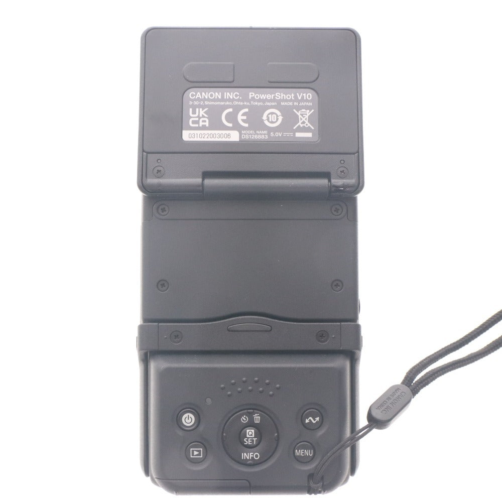 ■ CANON PowerShot V10 Compact Digital Camera, 6.6mm F2.8, Black, with Box and Accessories, Tested