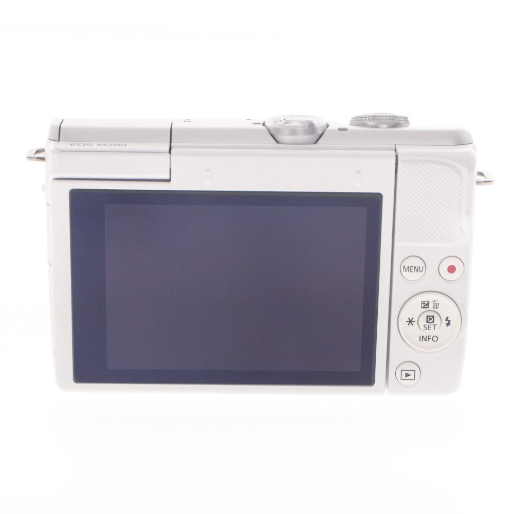 ■ Canon Digital Camera EOS M200 EF-M15-45 IS STM M22 15-45mm 1:3.5-6.3 Φ49 22mm 1:2 Φ43 Mirrorless Single-Lens Reflex Camera, with Box and Accessories, Operation Unconfirmed