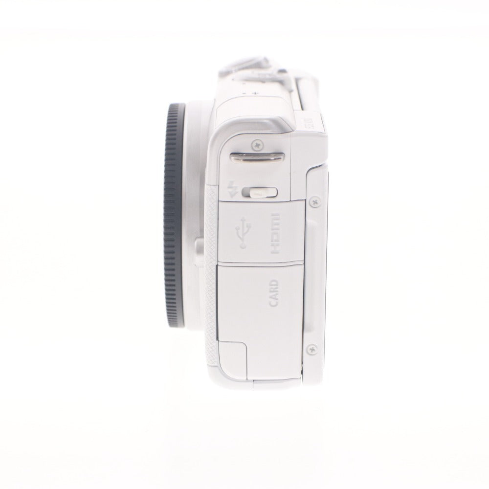 ■ Canon Digital Camera EOS M200 EF-M15-45 IS STM M22 15-45mm 1:3.5-6.3 Φ49 22mm 1:2 Φ43 Mirrorless Single-Lens Reflex Camera, with Box and Accessories, Operation Unconfirmed