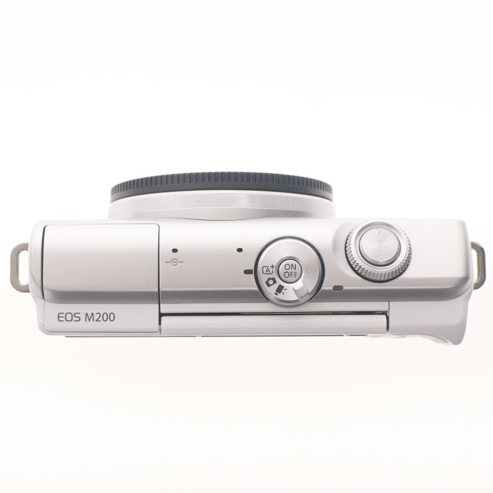 ■ Canon Digital Camera EOS M200 EF-M15-45 IS STM M22 15-45mm 1:3.5-6.3 Φ49 22mm 1:2 Φ43 Mirrorless Single-Lens Reflex Camera, with Box and Accessories, Operation Unconfirmed
