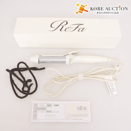 ■ ReFa ヘアアイロン リファビューテック カールアイロン ホワイト Φ32 RE-AF00A MTG 美容機器 箱,付属品付き 動作確認済み