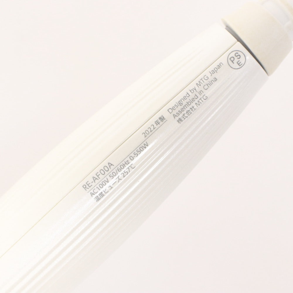 ■ ReFa Hair Iron ReFa BEAUTECH CURL IRON White Φ32 RE-AF00A MTG Beauty Appliance With Box & Accessories, Operation Confirmed