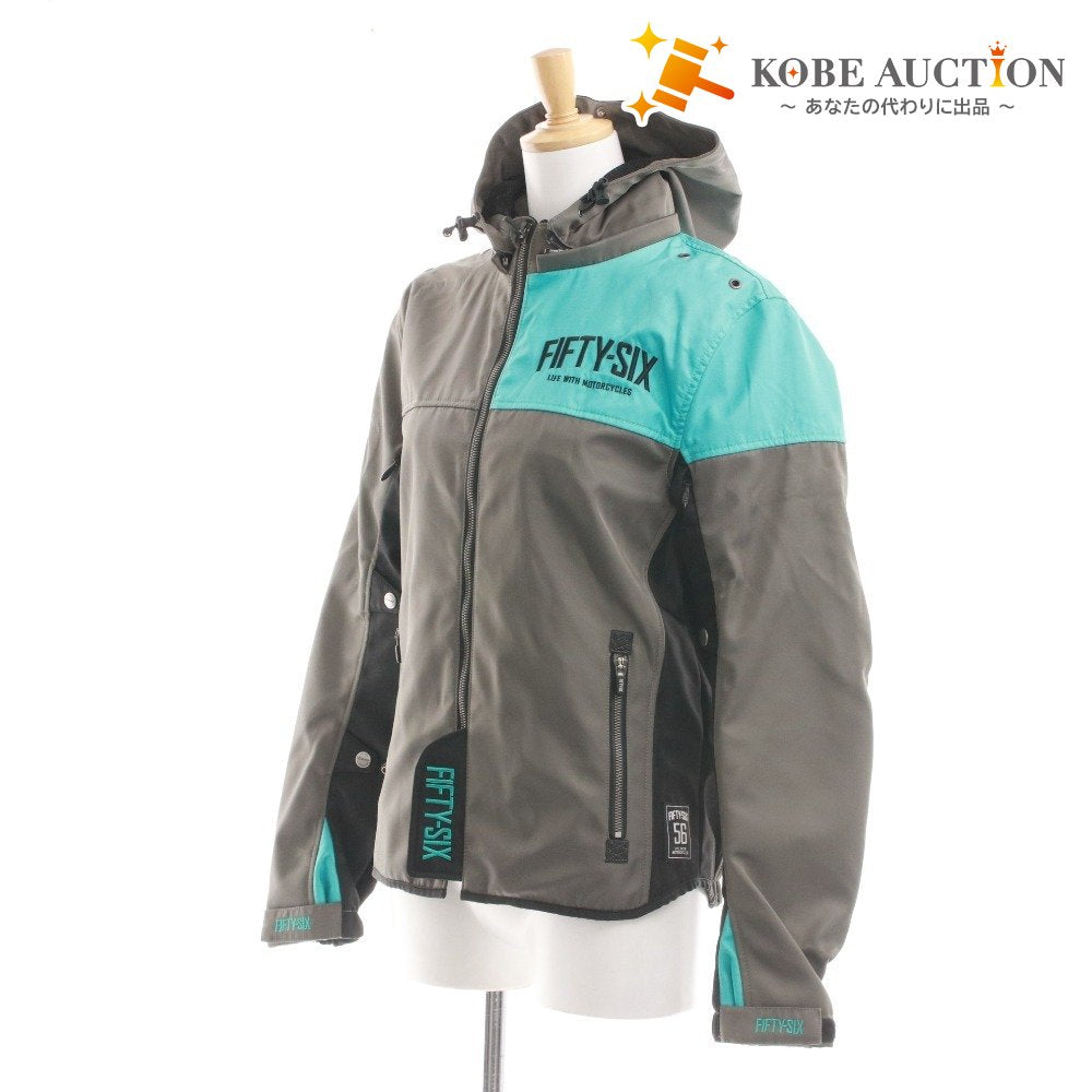 ■ 56design 56デザイン フィフティーシックス FIFTY SIX ジャケット PJ0507 春夏 ツーリング ライディング レディース S グレー系 未使用