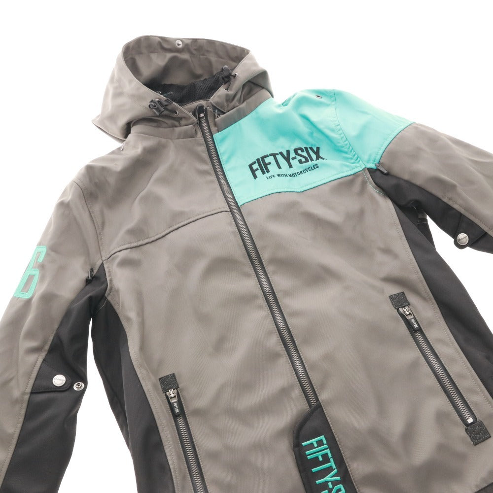 ■ 56design 56デザイン フィフティーシックス FIFTY SIX ジャケット PJ0507 春夏 ツーリング ライディング レディース S グレー系 未使用