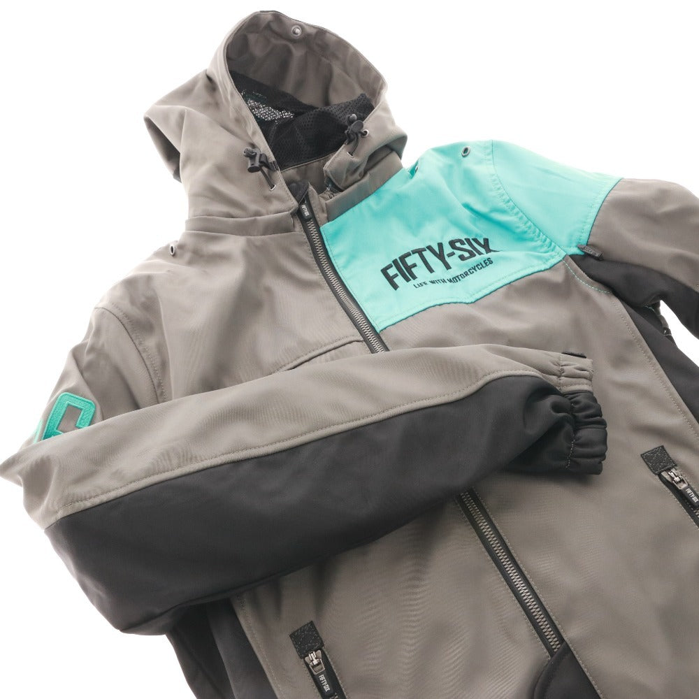 ■ 56design 56デザイン フィフティーシックス FIFTY SIX ジャケット PJ0507 春夏 ツーリング ライディング レディース S グレー系 未使用