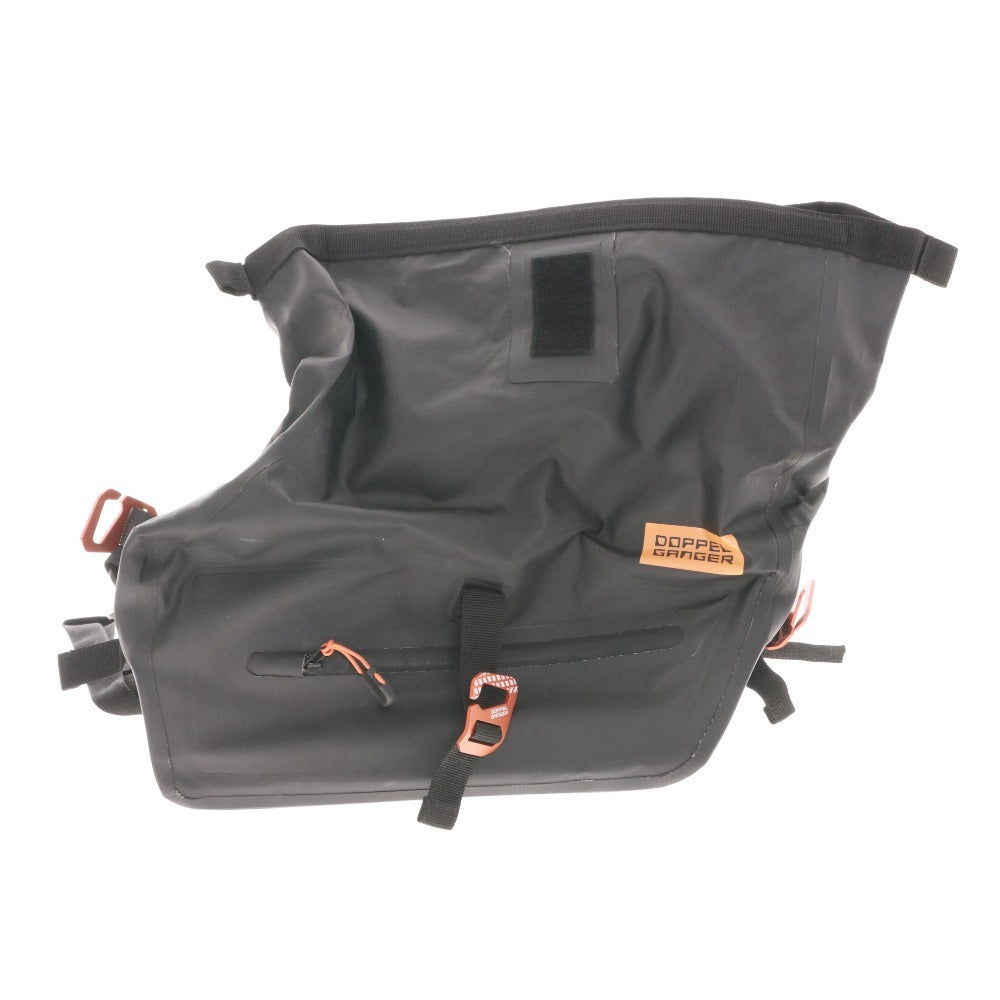 ■ Doppelganger Tarpaulin Side Bags 25 Sport DBT577 for Sport Bikes, Waterproof, Pair, 25L (12.5L per side), Includes Instruction Manual