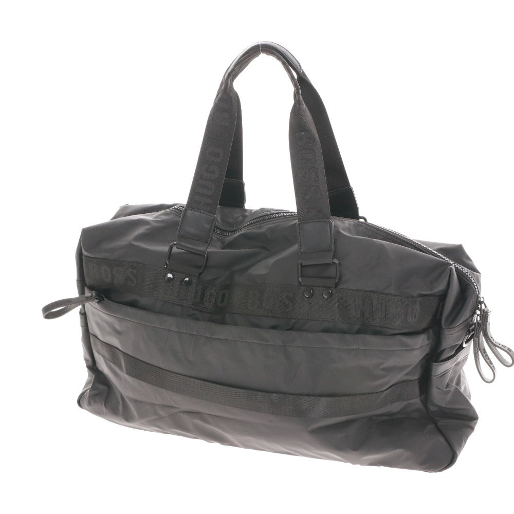 ■ HUGO BOSS ヒューゴボス ボストンバッグ 鞄 スポーツバッグ ショルダー 2way メンズ ブラック タグ付き 未使用