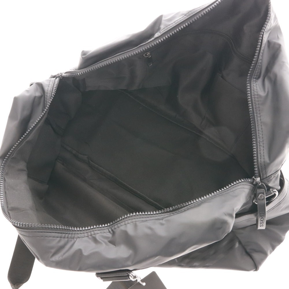 ■ HUGO BOSS ヒューゴボス ボストンバッグ 鞄 スポーツバッグ ショルダー 2way メンズ ブラック タグ付き 未使用