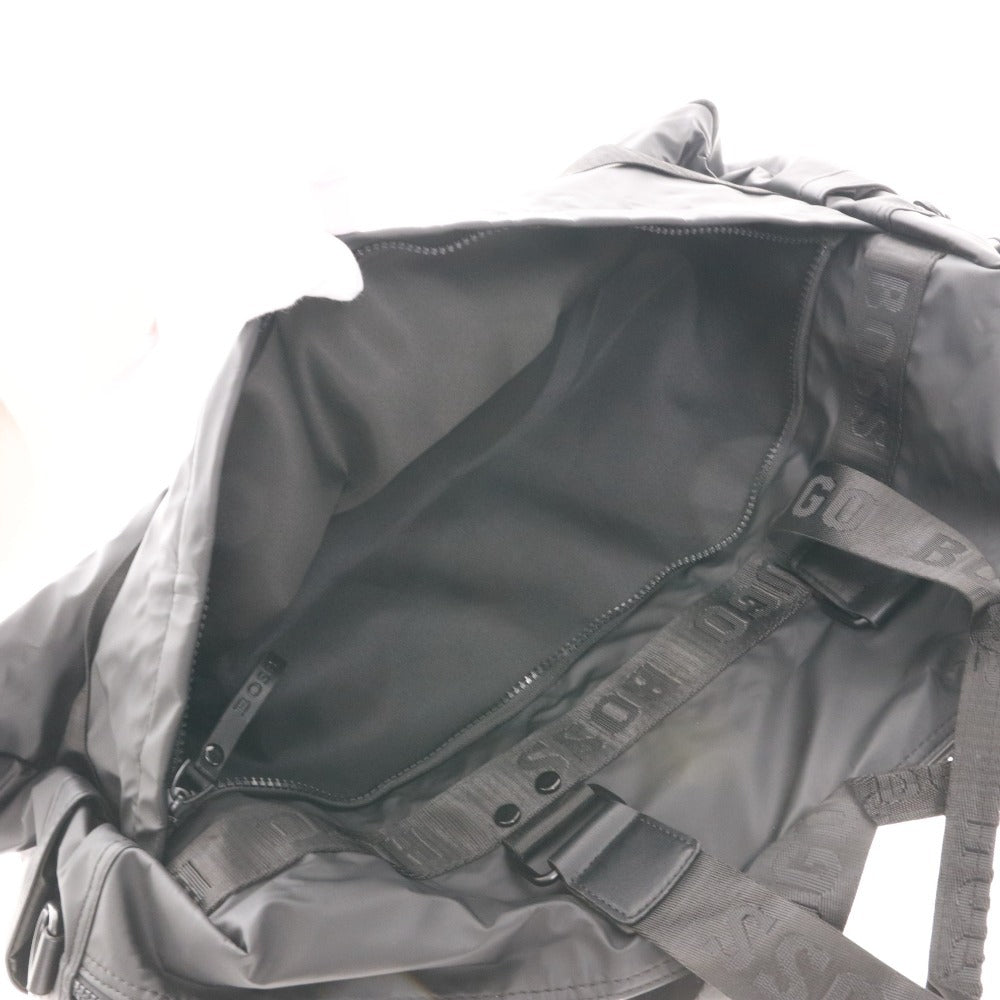 ■ HUGO BOSS ヒューゴボス ボストンバッグ 鞄 スポーツバッグ ショルダー 2way メンズ ブラック タグ付き 未使用