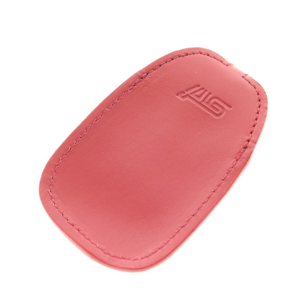 ■ Subaru STI Access Key Cover Key Case Genuine Leather 30th Anniversary Limited Edition Red Box Included Unused