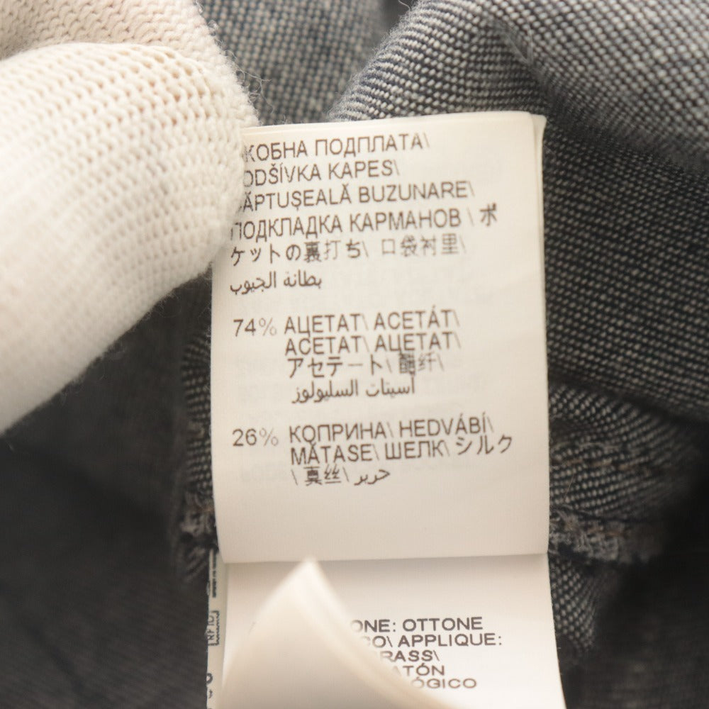 ■ BRUNELLO CUCINELLI ブルネロクチネリ シャツワンピース 半袖 トップス ボトムス デニム レディース S インディゴ