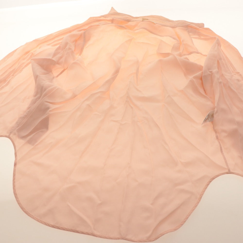 ■ CELINE Blouse Shirt Long Sleeve Top Pleats Women's 36 Pink