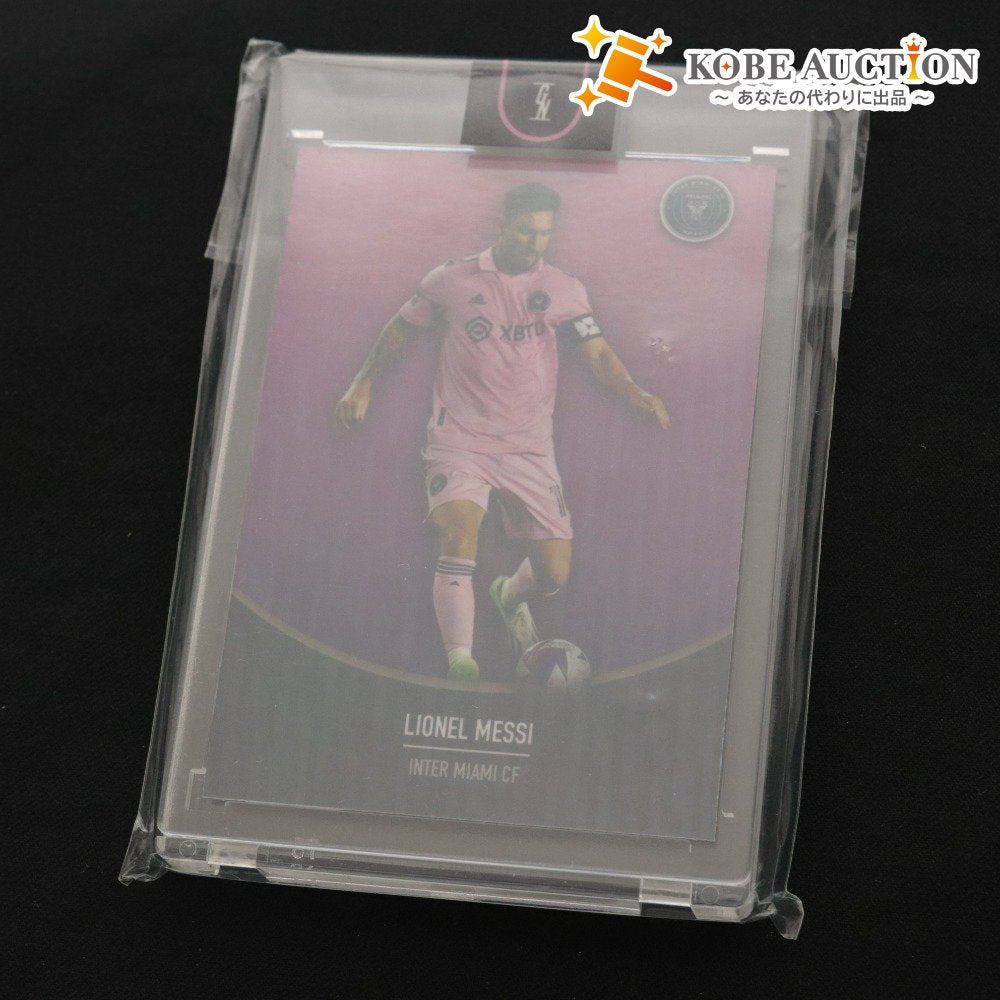 ■ Messi リオネル・メッシ トレーディングカード 07/35 世界35枚限定 インテル・マイアミCF PSG 2022-23スタンドケース付き 未開封未使用