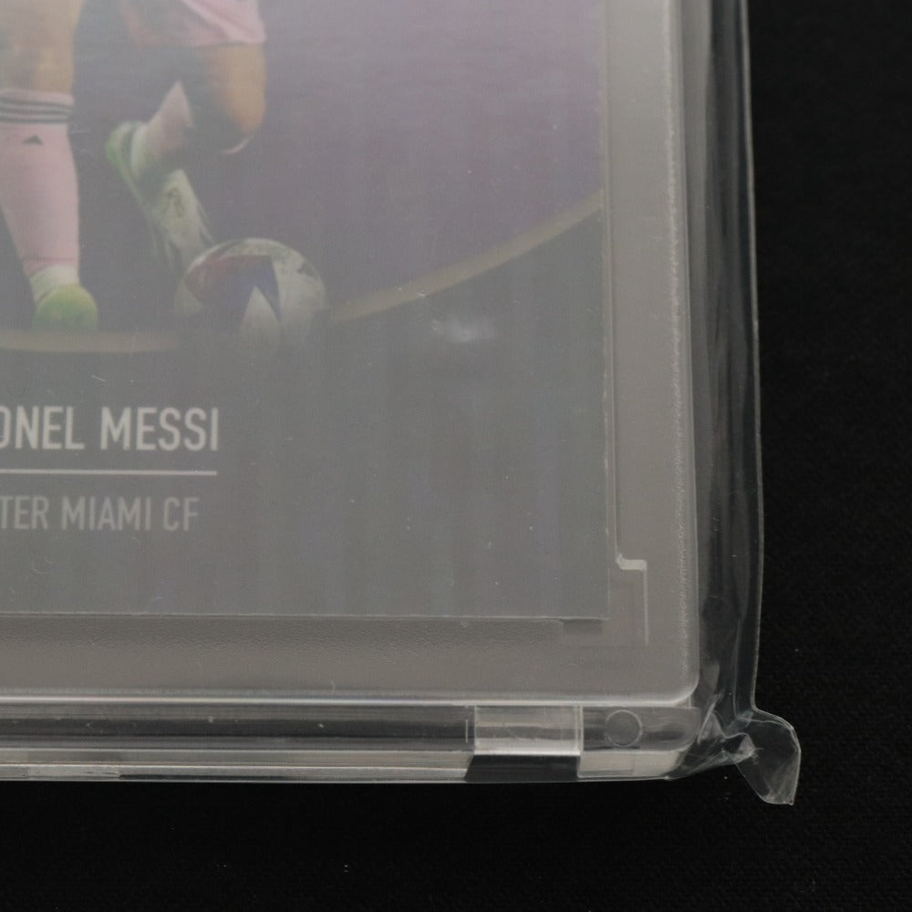 ■ Messi リオネル・メッシ トレーディングカード 07/35 世界35枚限定 インテル・マイアミCF PSG 2022-23スタンドケース付き 未開封未使用