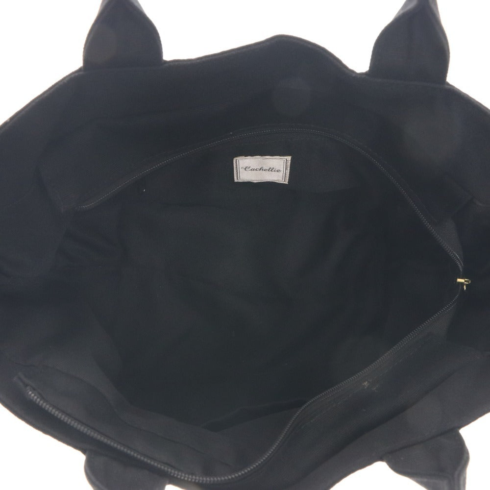 ■ レプシム カシェリエ ハンドバッグ 2点セット まとめ売り 鞄 チャック マグネット リボン レディース ブラック