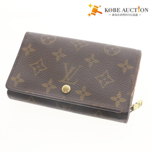 ■ LOUIS VUITTON ルイヴィトン 財布 ポルトフォイユ トレゾール モノグラム 二つ折り ウォレット メンズ レディース ダークブラウン系