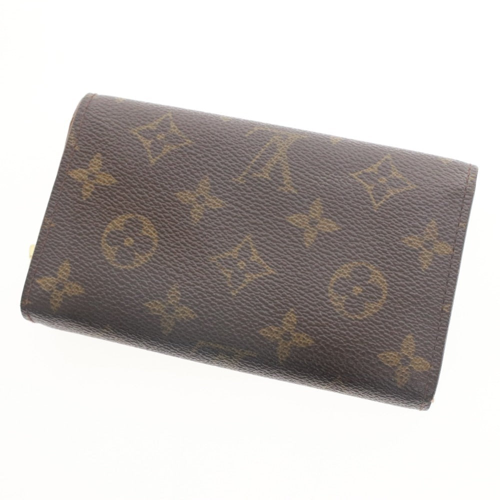 ■ LOUIS VUITTON ルイヴィトン 財布 ポルトフォイユ トレゾール モノグラム 二つ折り ウォレット メンズ レディース ダークブラウン系