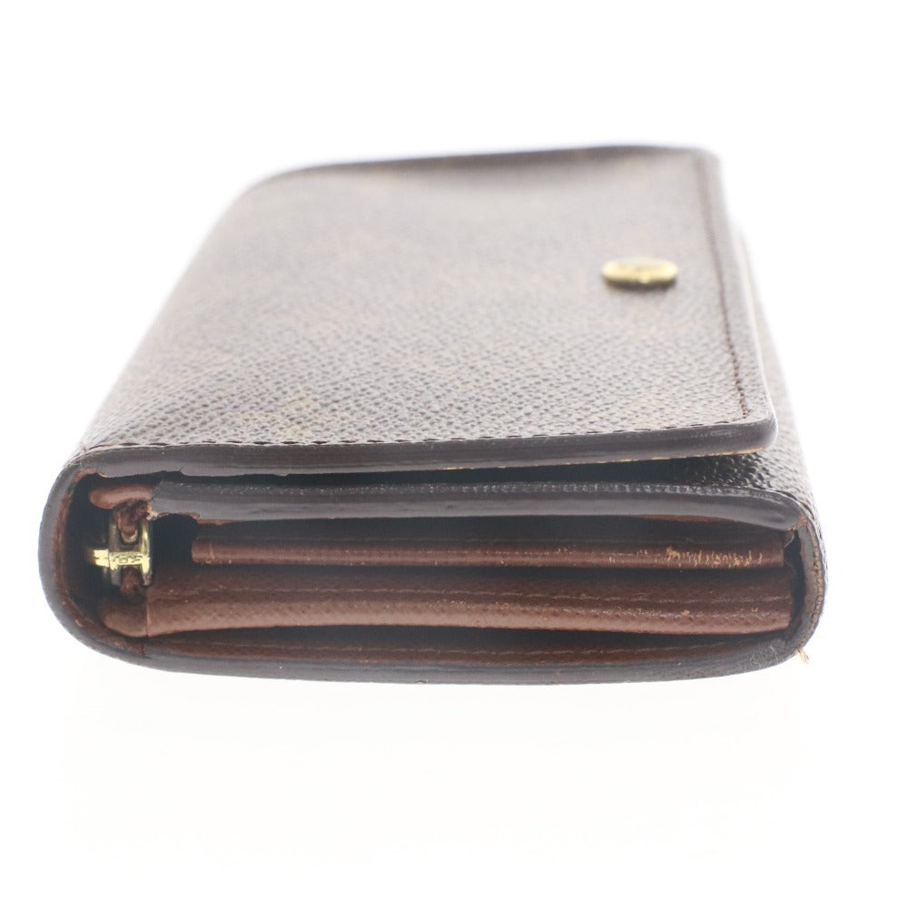 ■ LOUIS VUITTON ルイヴィトン 財布 ポルトフォイユ トレゾール モノグラム 二つ折り ウォレット メンズ レディース ダークブラウン系