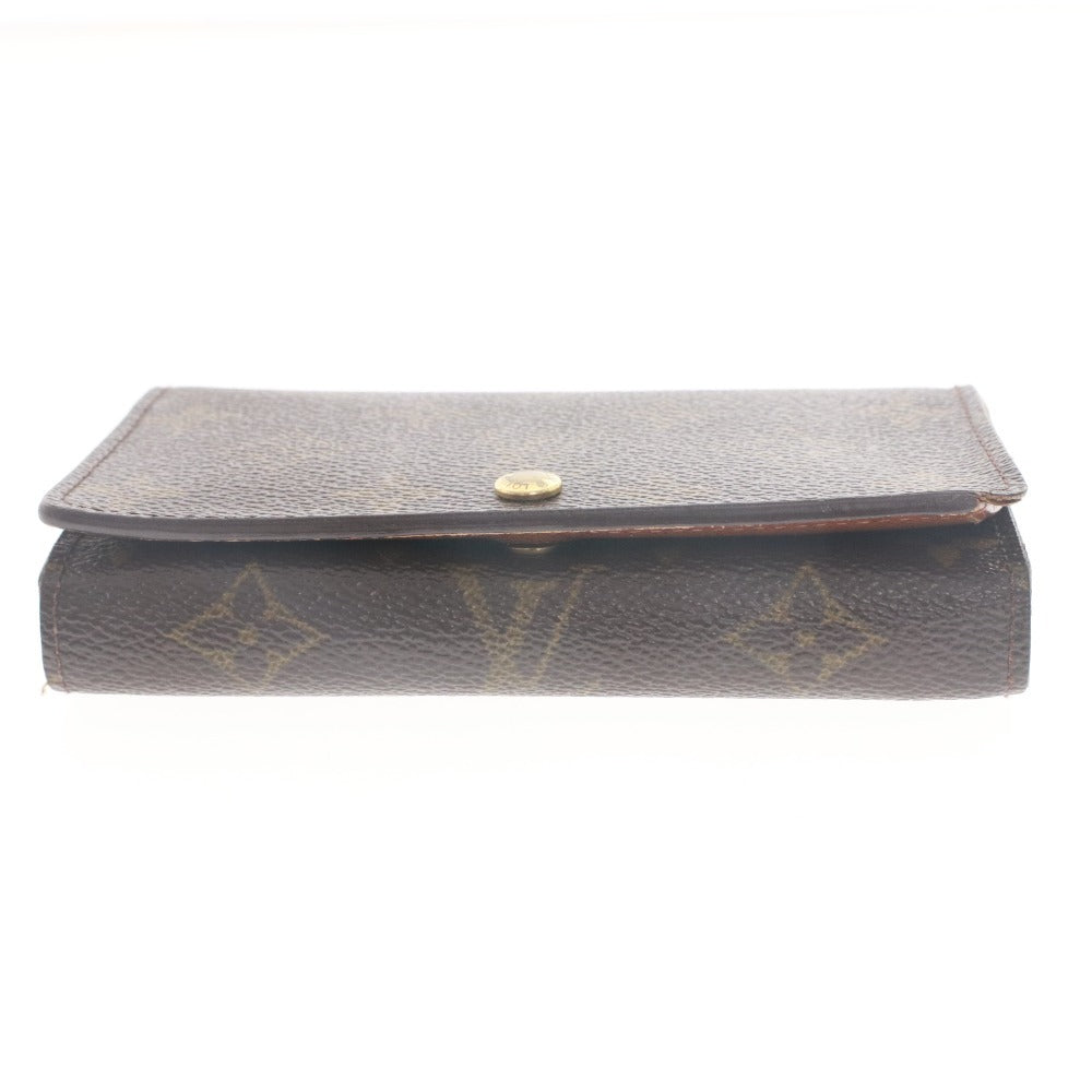 ■ LOUIS VUITTON ルイヴィトン 財布 ポルトフォイユ トレゾール モノグラム 二つ折り ウォレット メンズ レディース ダークブラウン系