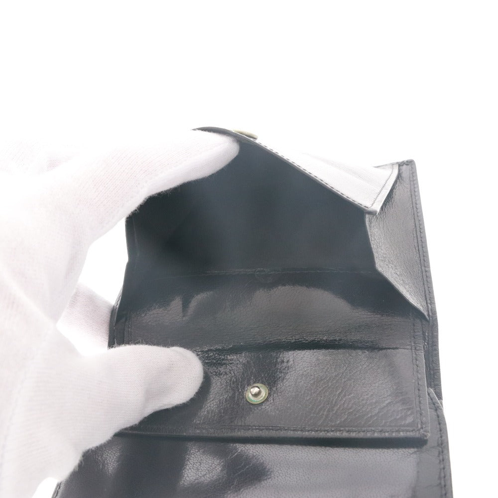 ■ PRADA プラダ 二つ折り 財布 ウォレット ボタン 小銭入れ マドラスレザー メンズ ブラック 箱 付属品付き