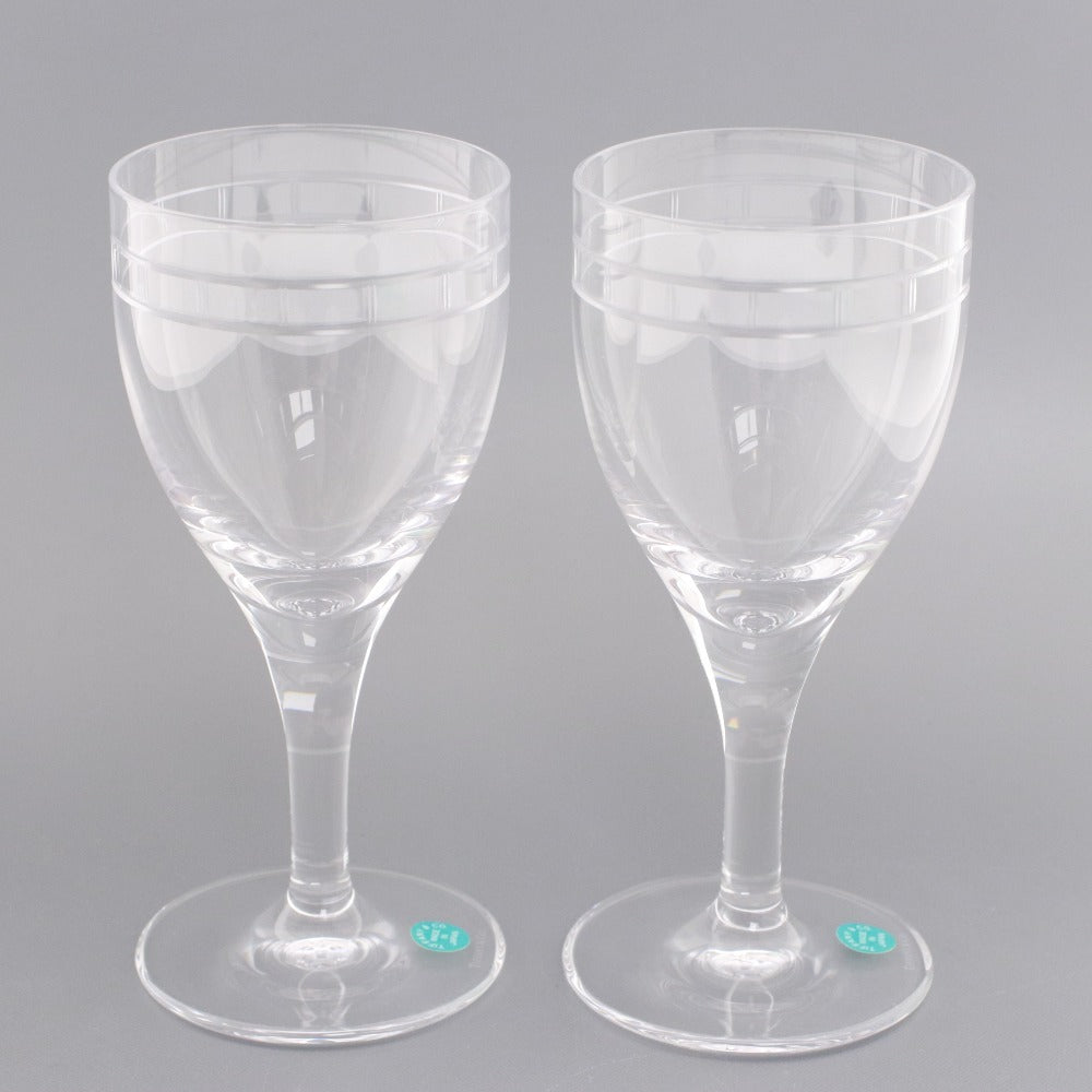 ■ TIFFANY&Co. ティファニー ワイングラス ペアグラス グラス 食器 ガラス 箱付き