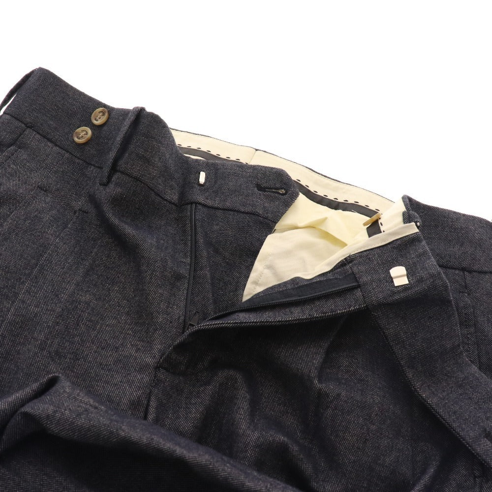 ■ Anthreami slacks denim pants bottoms men's size 30 navy with tags and accessories unused genuine Japanese product