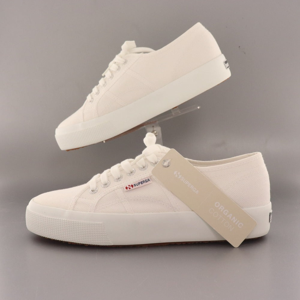 ■ Superga sneakers S00C3N0 2730 COTU canvas shoes platform shoes men's women's EU41 white box included sold out size genuine