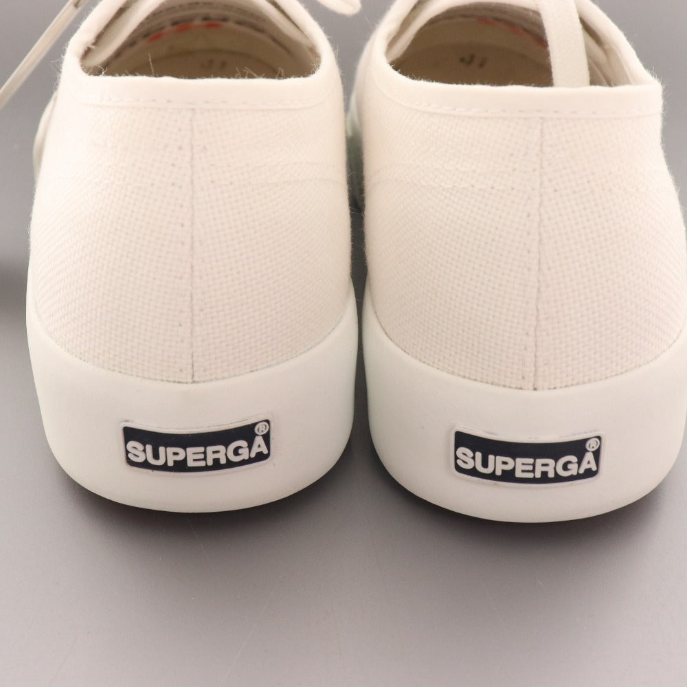 ■ Superga sneakers S00C3N0 2730 COTU canvas shoes platform shoes men's women's EU41 white box included sold out size genuine