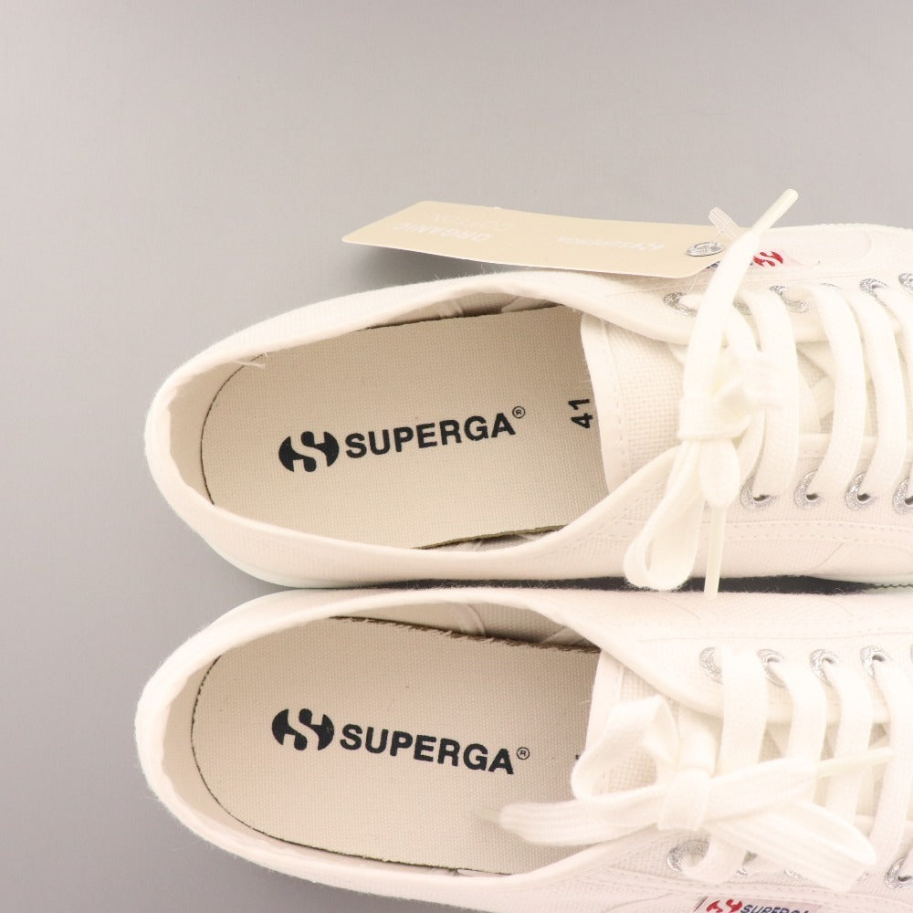 ■ Superga sneakers S00C3N0 2730 COTU canvas shoes platform shoes men's women's EU41 white box included sold out size genuine