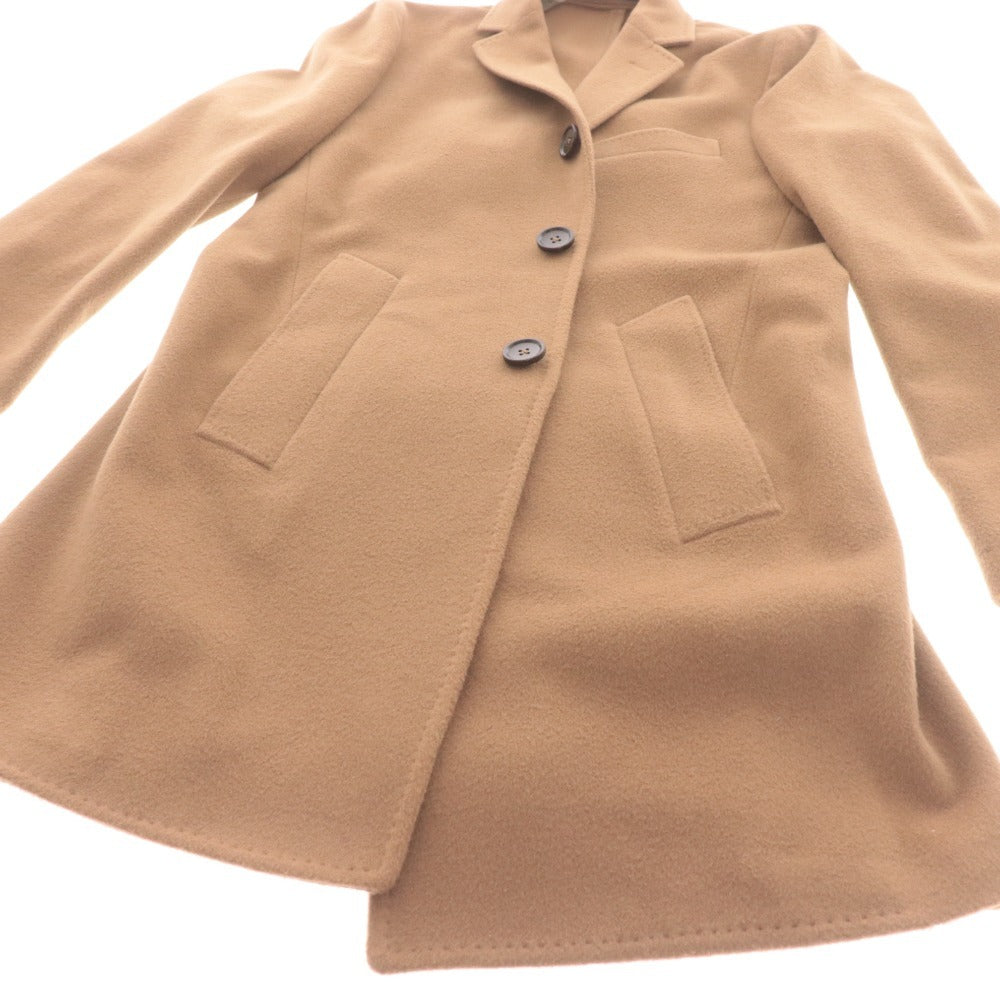 ■ ロイヤルロウ チェスター コート アウター 段返り三つボタン メンズ 44 （L相当） キャメル ハンガー付き 未使用