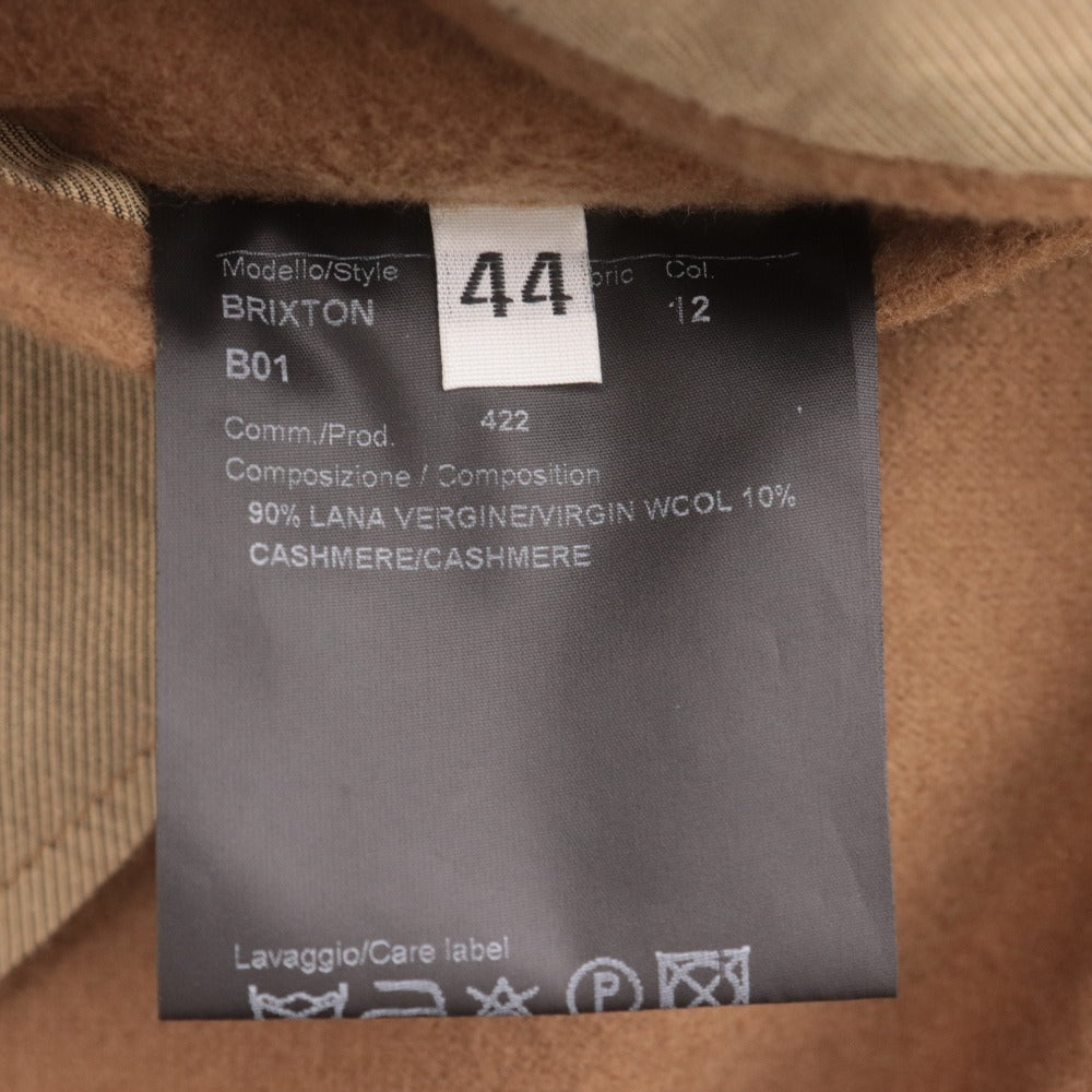 ■ ロイヤルロウ チェスター コート アウター 段返り三つボタン メンズ 44 （L相当） キャメル ハンガー付き 未使用