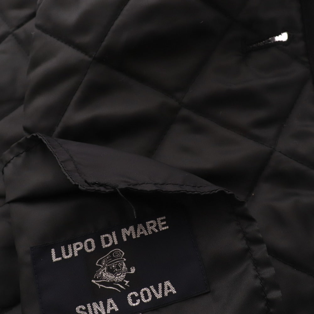 ■ Sinacova quilted vest hoodie button vest patch outerwear men's LL black