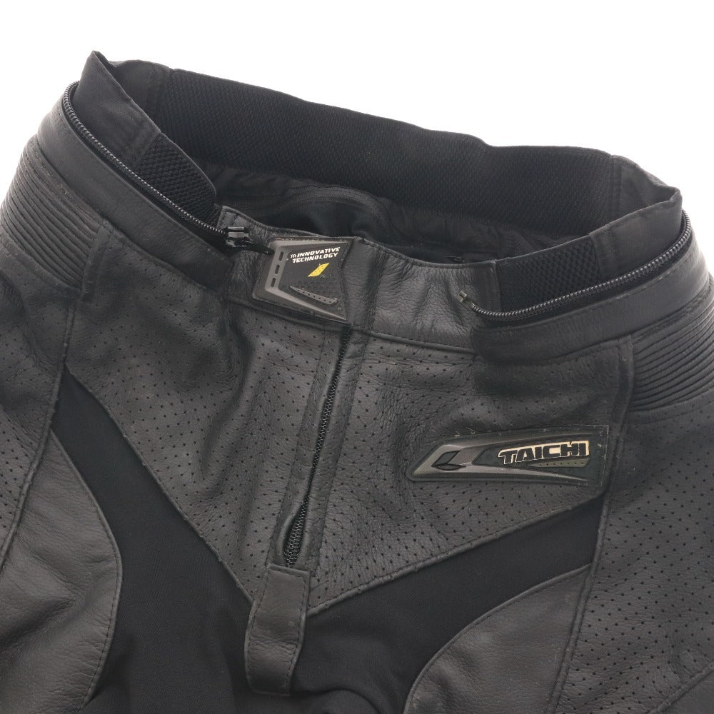 ■ RSタイチ ベンテッド レザー パンツ RSY817 ボトムス レザー ライダース メンズ M2W ブラック