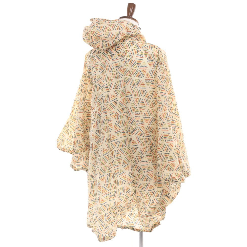 ■ モンベル レイン ポンチョ プリント トレッキング 1128668 アウター 雨具 レインウェア アウトドア用品 メンズ レディース M イエロー