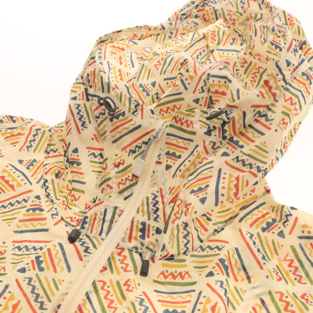 ■ モンベル レイン ポンチョ プリント トレッキング 1128668 アウター 雨具 レインウェア アウトドア用品 メンズ レディース M イエロー