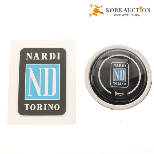 ■ NARDI ナルディ ホーンボタン 純正 N771 ハンドル用品 ステアリング パーツ 未使用 ステッカー付