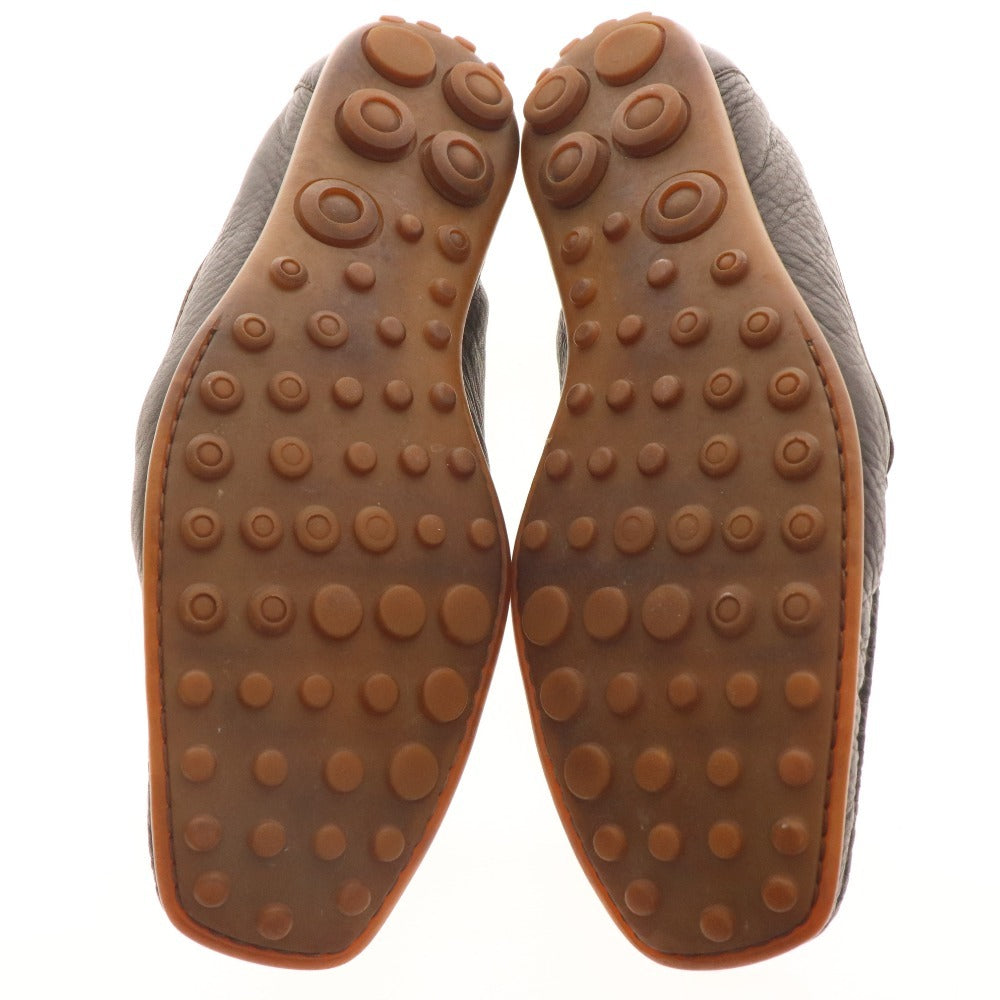 ■ Sergio Rossi Loafers Shoes Belt Men's 5 1/2 Brown with Accessories