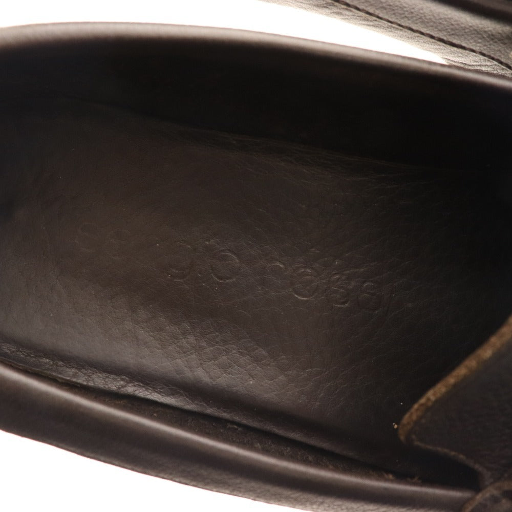 ■ Sergio Rossi Loafers Shoes Belt Men's 5 1/2 Brown with Accessories