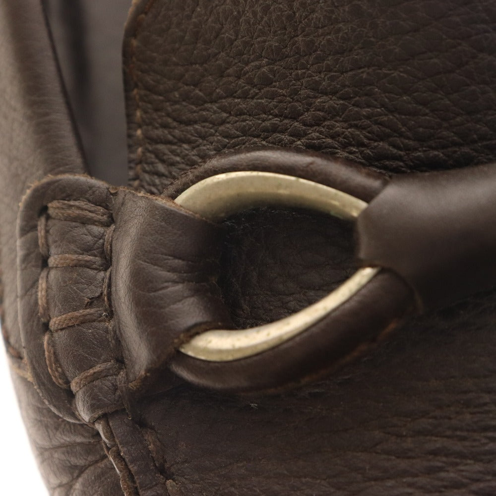 ■ Sergio Rossi Loafers Shoes Belt Men's 5 1/2 Brown with Accessories