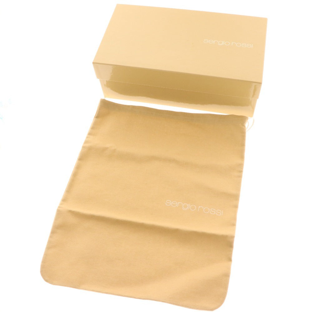 ■ Sergio Rossi Loafers Shoes Belt Men's 5 1/2 Brown with Accessories