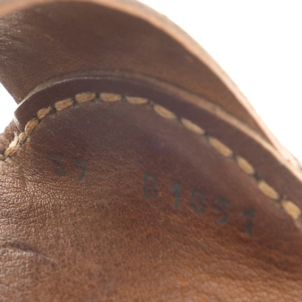 ■ ブッテロ サンダル B1851UTGB 靴 スエード ストラップ メンズ 39 ベージュ 箱付き