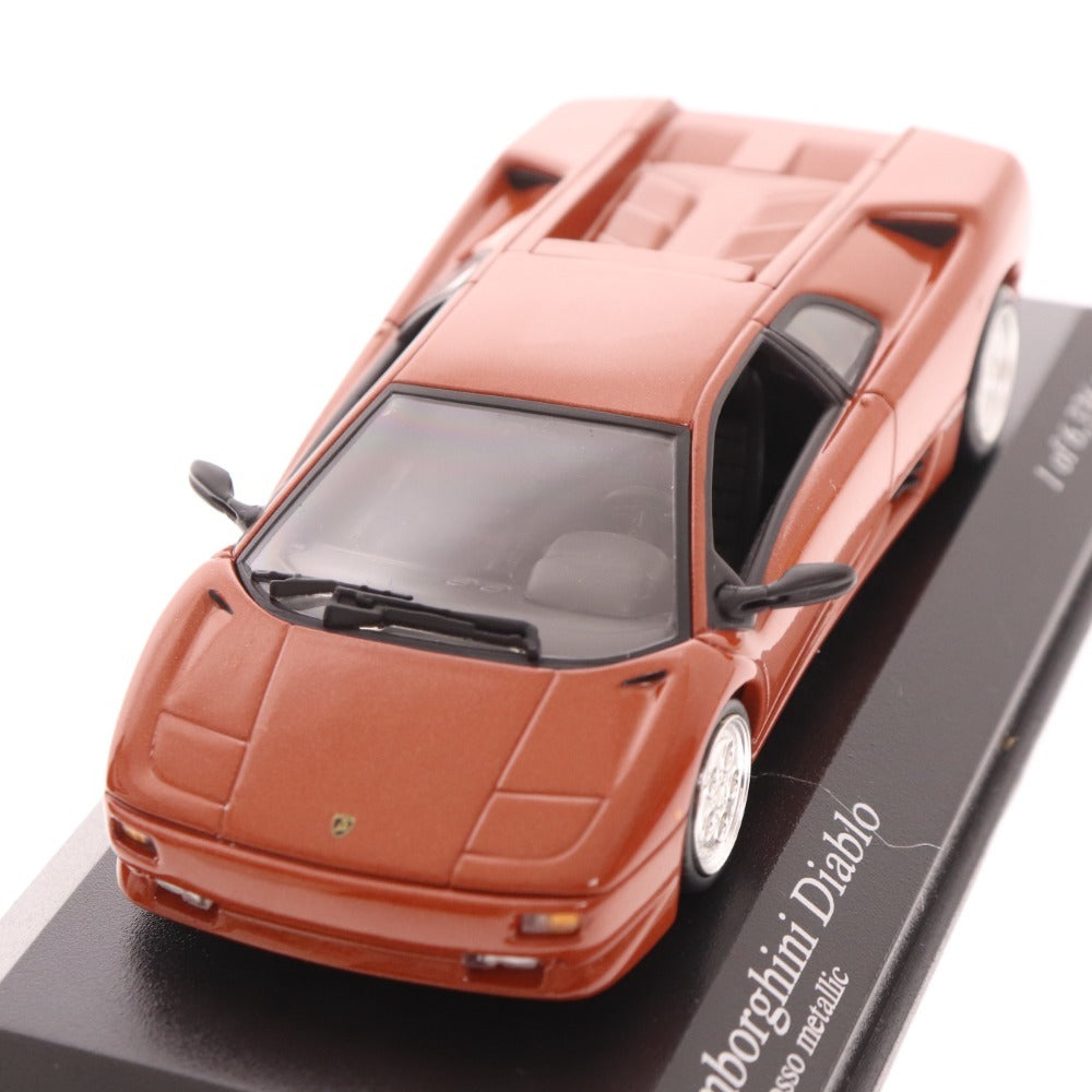 ■ ミニチャンプス ミニカー 2点セット まとめ売り ランボルギーニ ディアブロ カウンタック LP400 1:43 メタル レッド イエロー