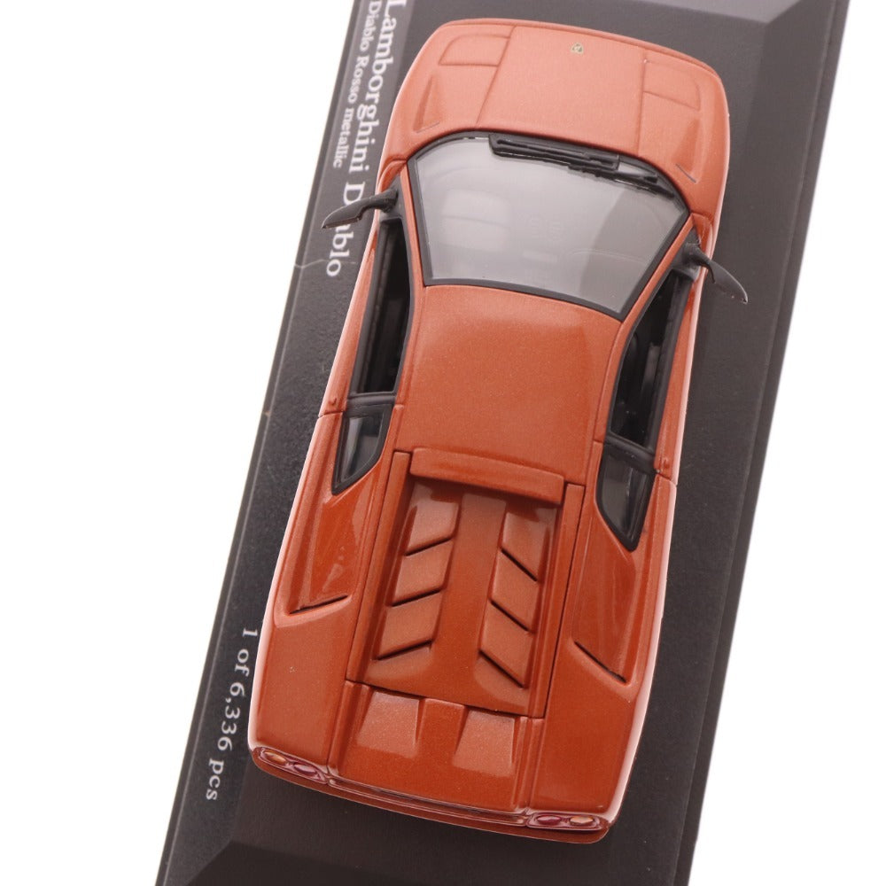 ■ ミニチャンプス ミニカー 2点セット まとめ売り ランボルギーニ ディアブロ カウンタック LP400 1:43 メタル レッド イエロー