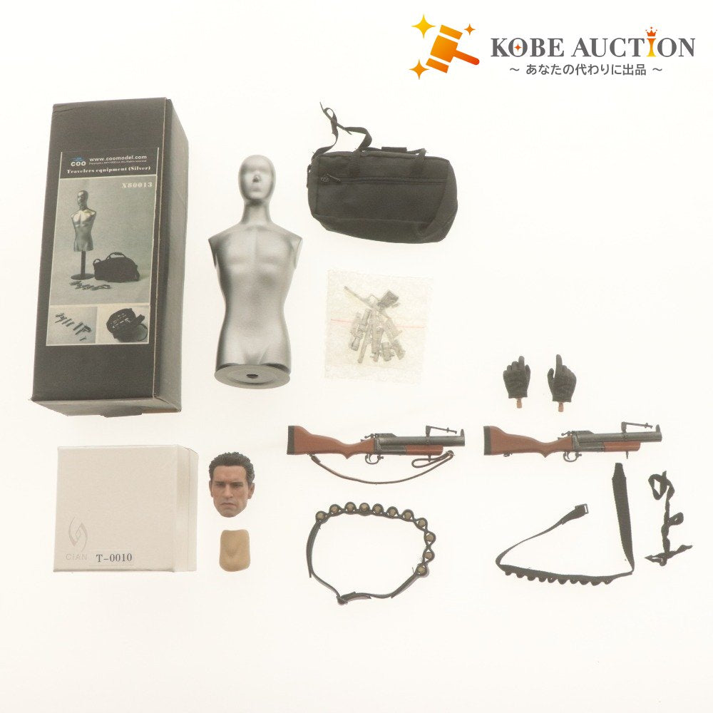 ■ フィギュア部品 4点セットまとめ売り 1/6 COO M79グレネードランチャー,X80013,手/アーノルドシュワルツェネッガー 頭 ヘッドパーツ