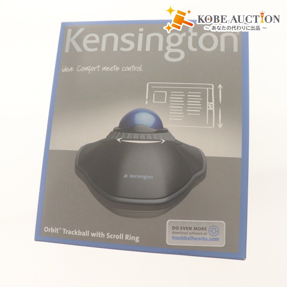 ■ Kensington ケンジントン トラックボール Orbit Trackball with Scroll Ring スクロールリング Comfort meets control 未開封 未使用