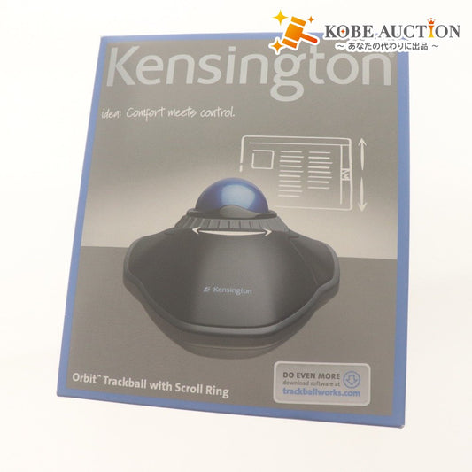 ■ Kensington ケンジントン トラックボール Orbit Trackball with Scroll Ring スクロールリング Comfort meets control 未開封 未使用