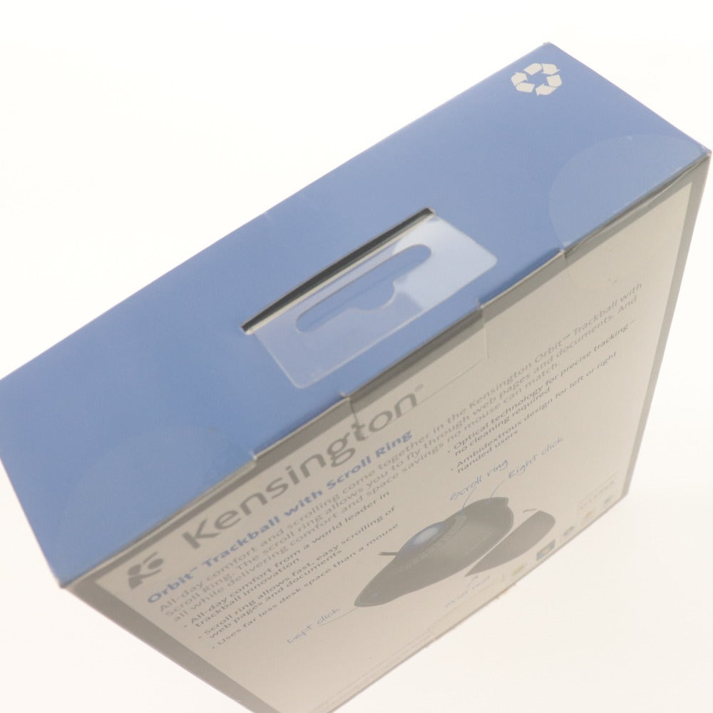 ■ Kensington ケンジントン トラックボール Orbit Trackball with Scroll Ring スクロールリング Comfort meets control 未開封 未使用