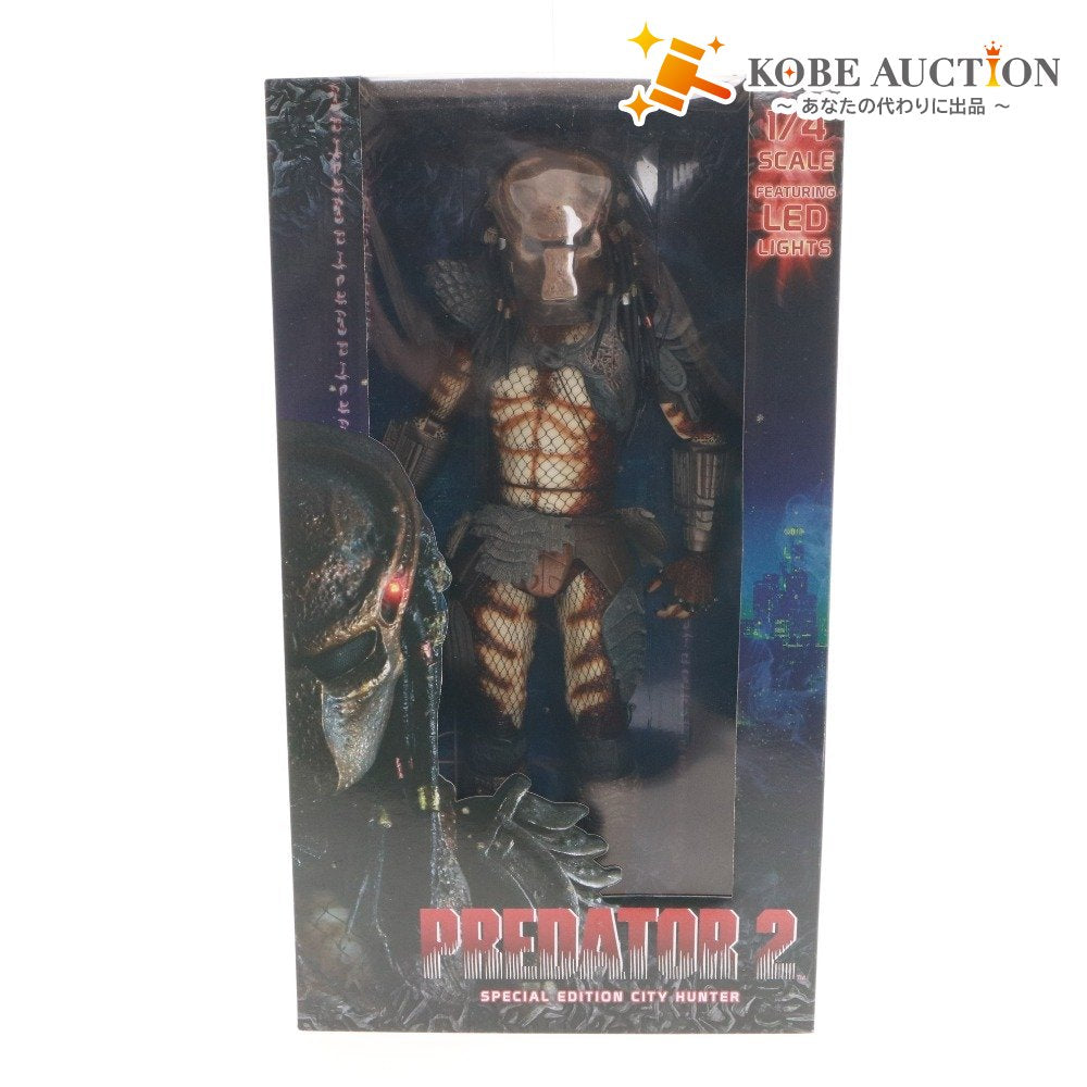 ■ NECA REEL TOYS ネカ リールトイズ フィギュア プレデター2 シティハンター スペシャルエディション LED 1/4スケール 未開封 未使用