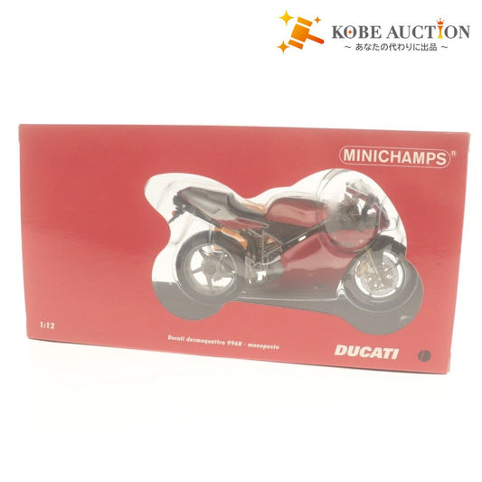 ■ ミニチャンプス ミニカー バイク Ducati desmoquattro 996R monoposto 1/12 箱付き